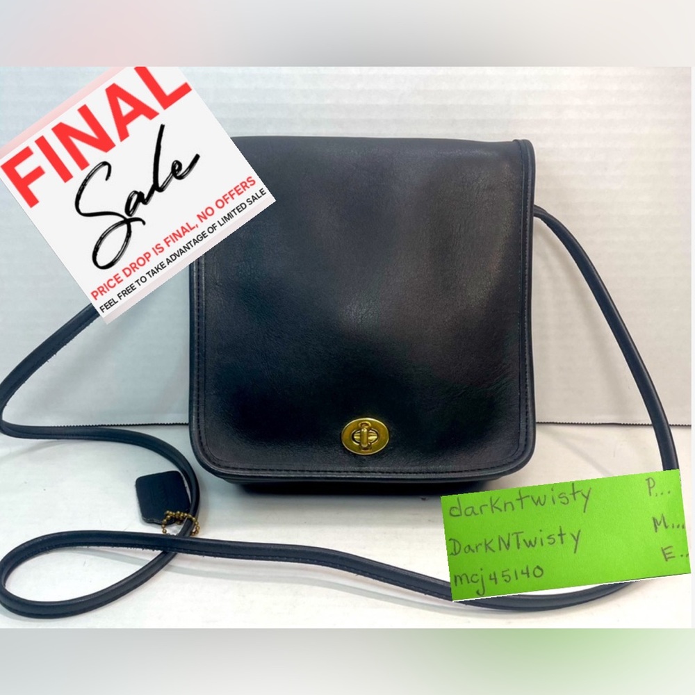 Vintage Leather Coach Compact Pouch EXCELLENT You deserve a splurge!